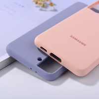 Oryginalny Samsung Galaxy S21 + S21 Ultra S 21 przypadku wysokiej jakości miękkiego silikonu pokrywa Samsung Galaxy S21 Plus ochraniacz powłoki i pudełko 5